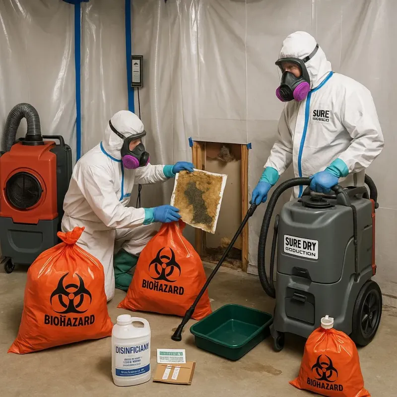 Contaminated Water Handling Protocols process in Topanga, CA